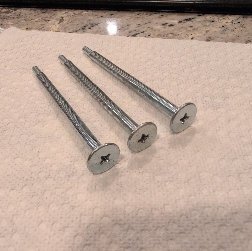 GE Microwave Mounting Bolt Kit - 3 Pack for Easy Installation